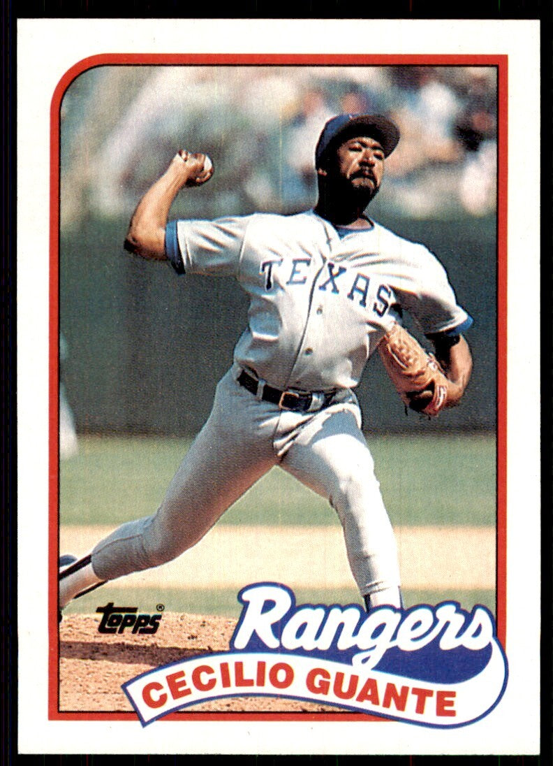 1989 Topps Cecilio Guante A Baseball Cards #766