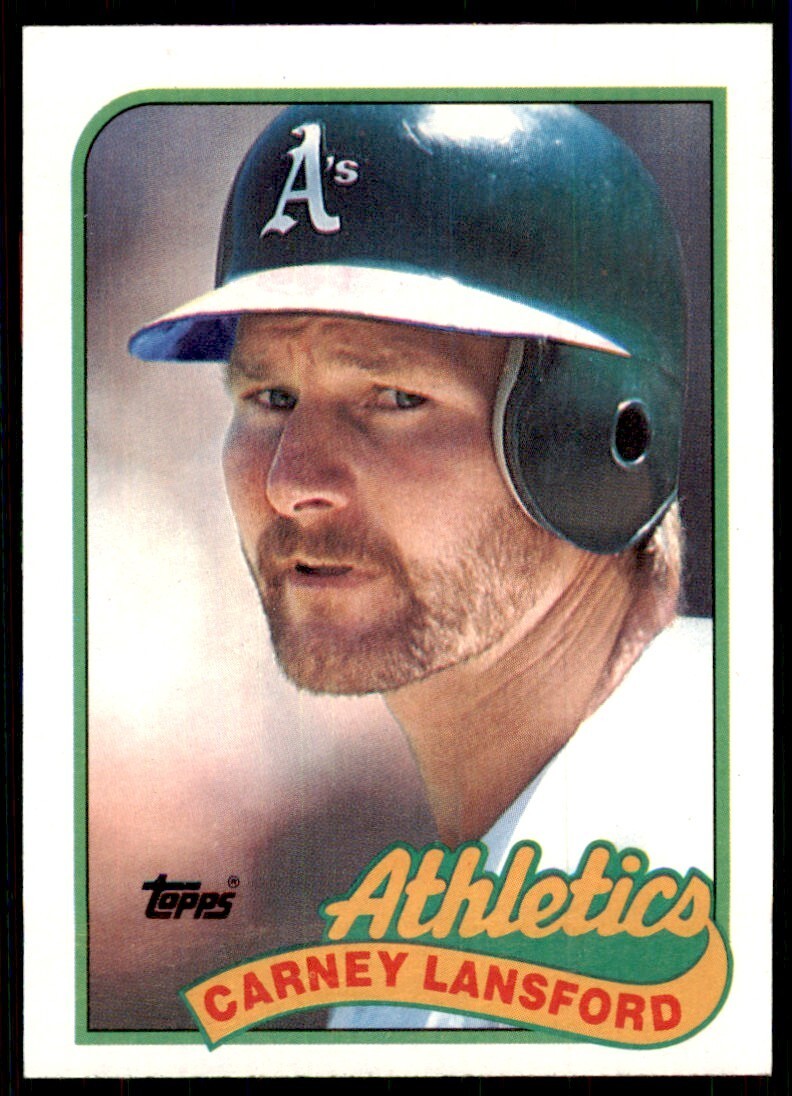 1989 Topps Carney Lansford Baseball Cards #47