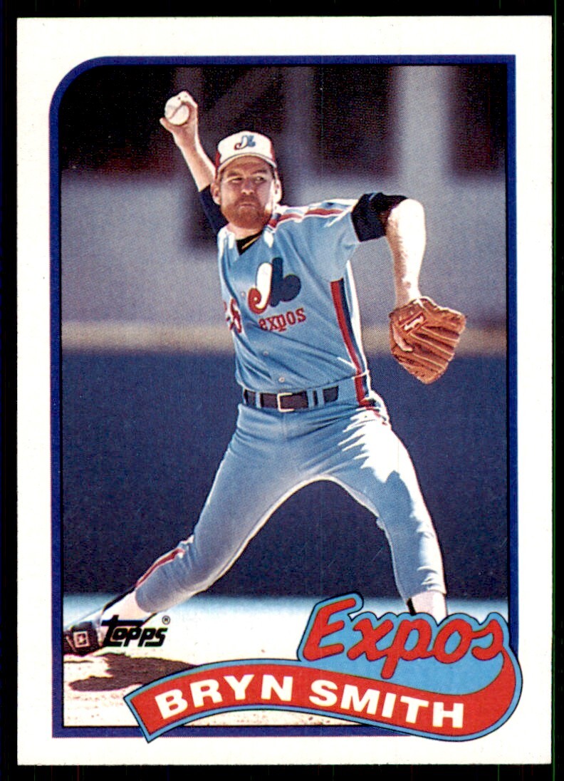 1989 Topps Bryn Smith A Baseball Cards #464