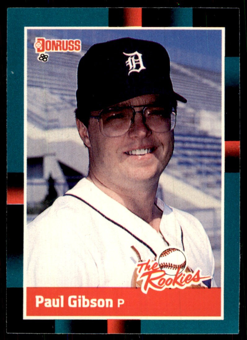 1988 Donruss The Rookies Paul Gibson Baseball Cards #19