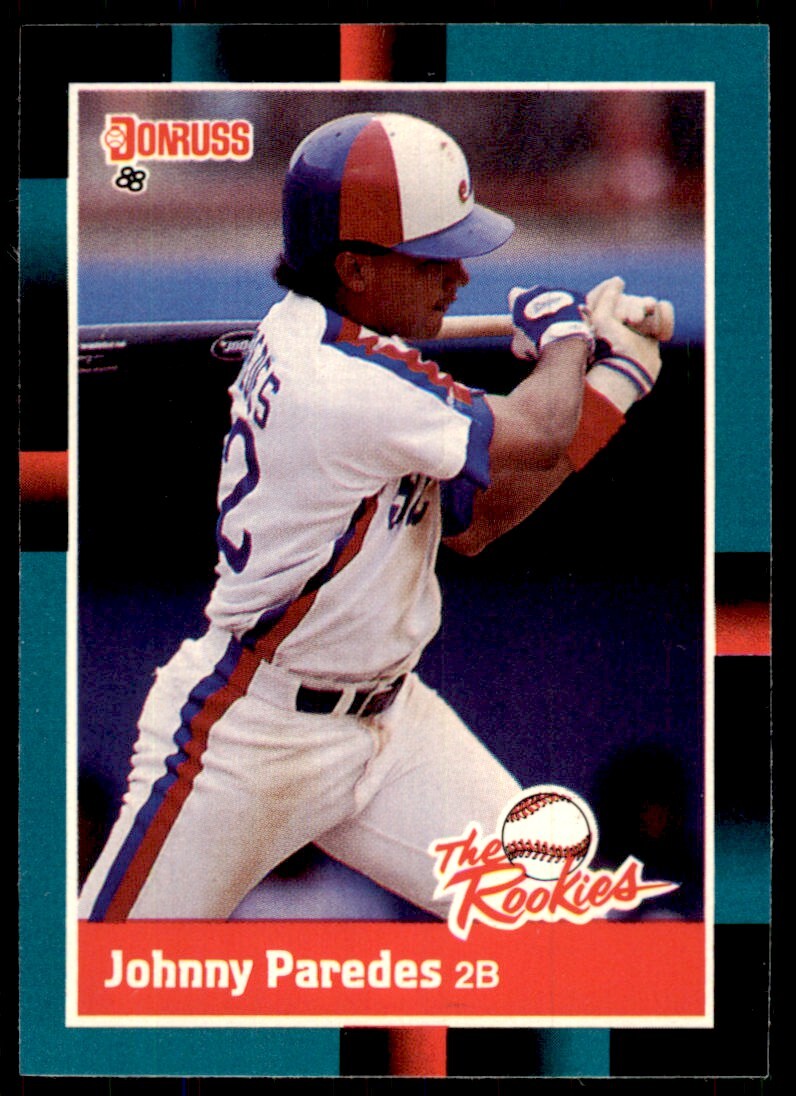 1988 Donruss The Rookies Johnny Paredes Baseball Cards #29