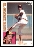 1984 Topps Cards Eddie Whitson . San Diego Padres #277