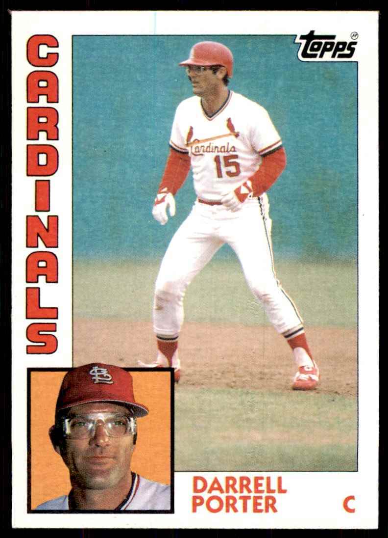 1984 Topps Cards Darrell Porter 15 St. Louis Cardinals #285