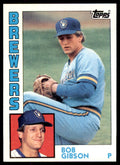 1984 Topps Cards Bob Gibson Rookie rp Milwaukee Brewers #349