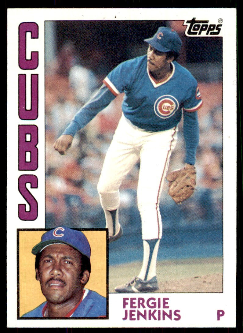1984 Topps Cards Fergie Jenkins p Chicago Cubs #483