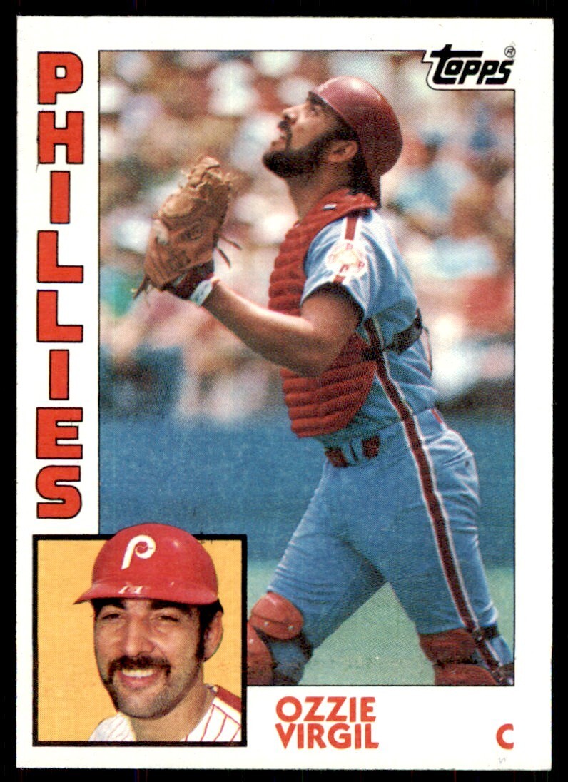 1984 Topps Cards Ozzie Virgil c Philadelphia Phillies #484