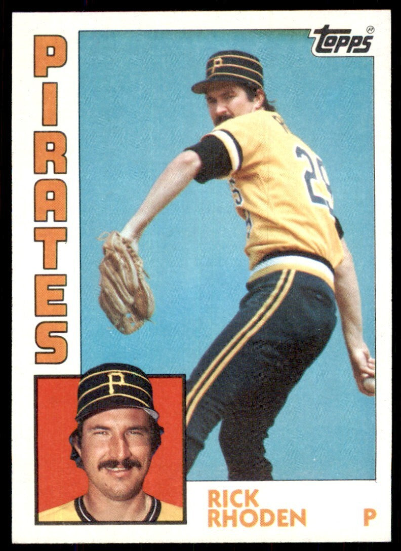 1984 Topps Cards Rick Rhoden . Pittsburgh Pirates #485