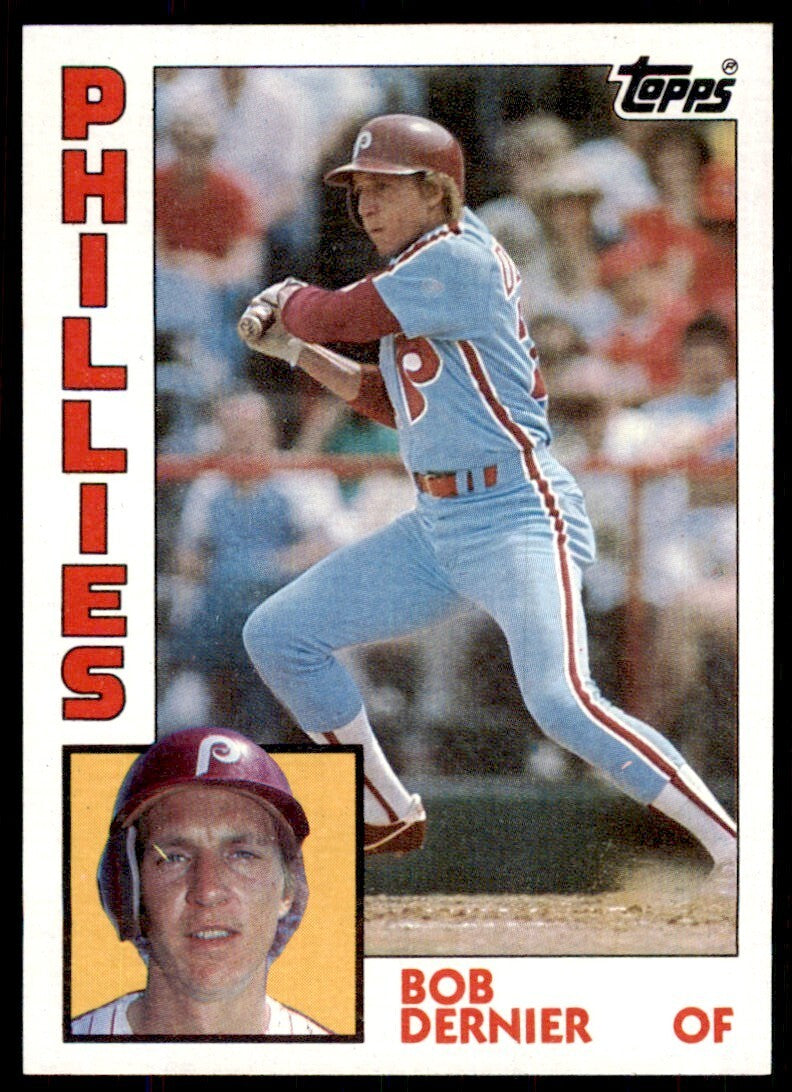 1984 Topps Cards Bob Dernier Philadelphia Phillies #358