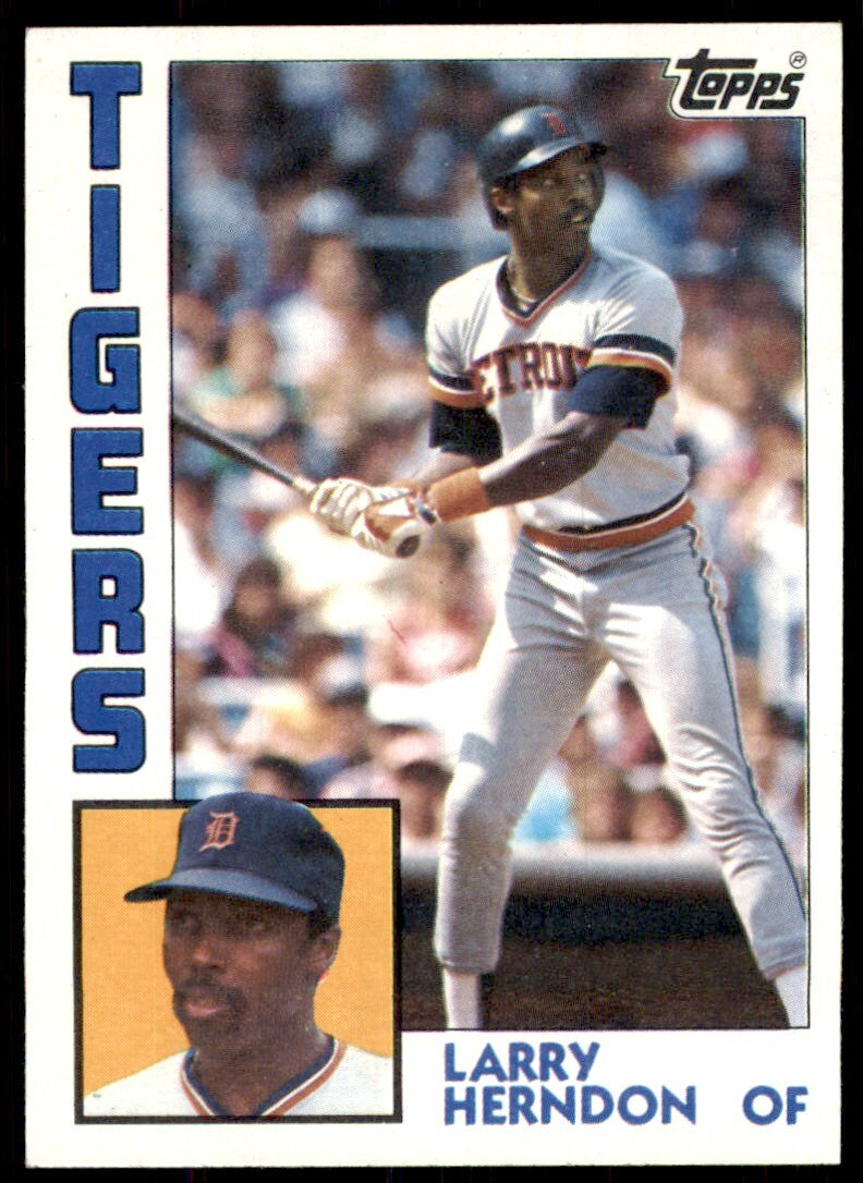 1984 Topps Cards Larry Herndon Detroit Tigers #333
