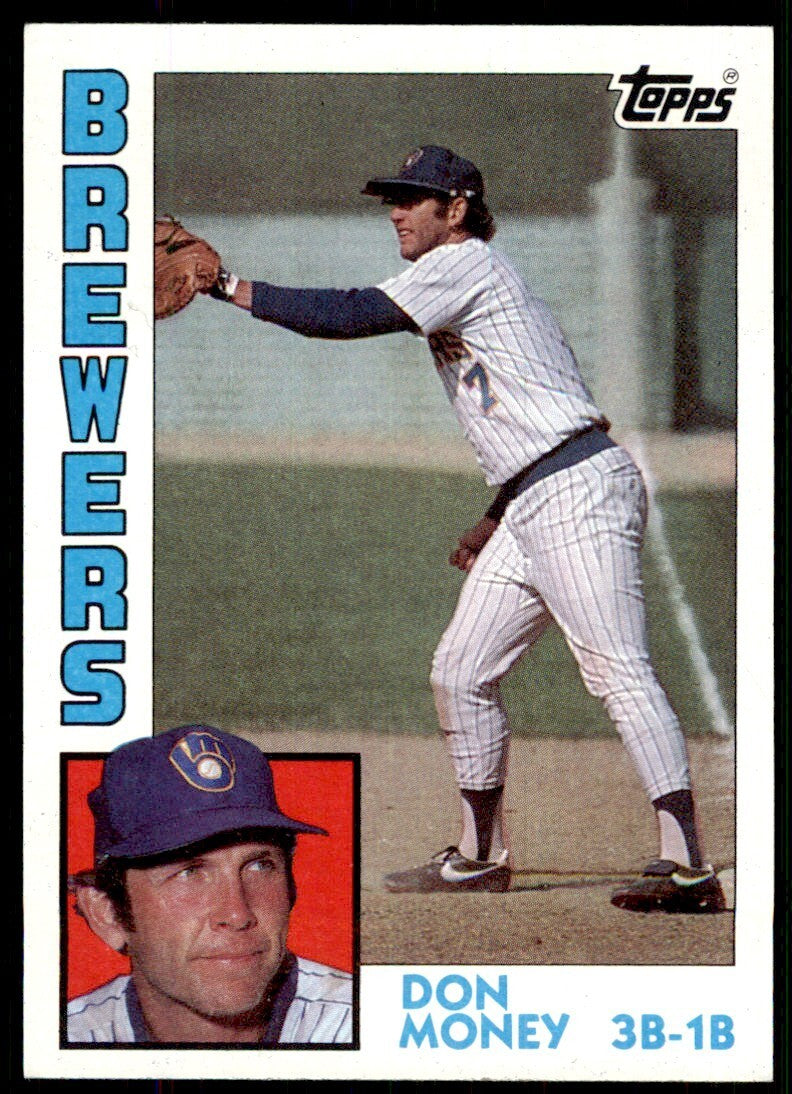 1984 Topps Cards Don Money 3b Milwaukee Brewers #374