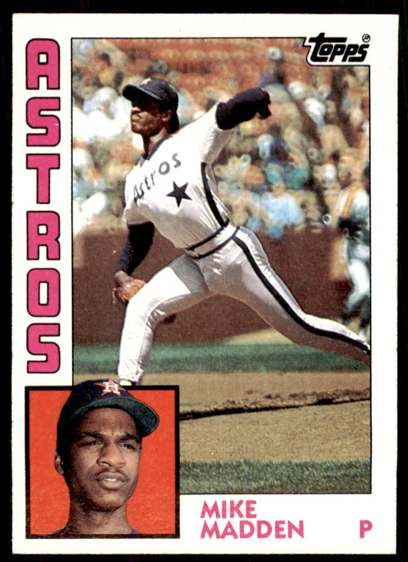 1984 Topps Cards Mike Madden Rookie p Houston Astros #127