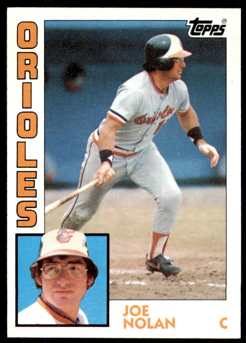 1984 Topps Cards Joe Nolan c Baltimore Orioles #553
