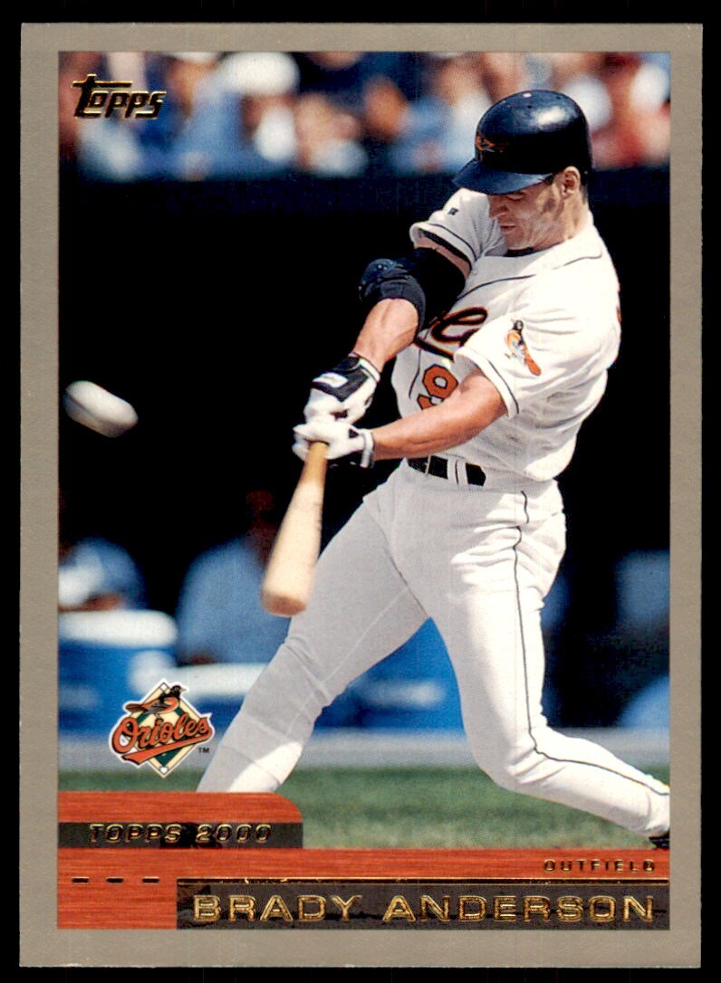 2000 Topps Baseball Card Brady Anderson Baltimore Orioles #103