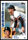 1984 Topps Cards Rick Leach Detroit Tigers #427