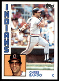 1984 Topps Cards Chris Bando . Cleveland Indians #431