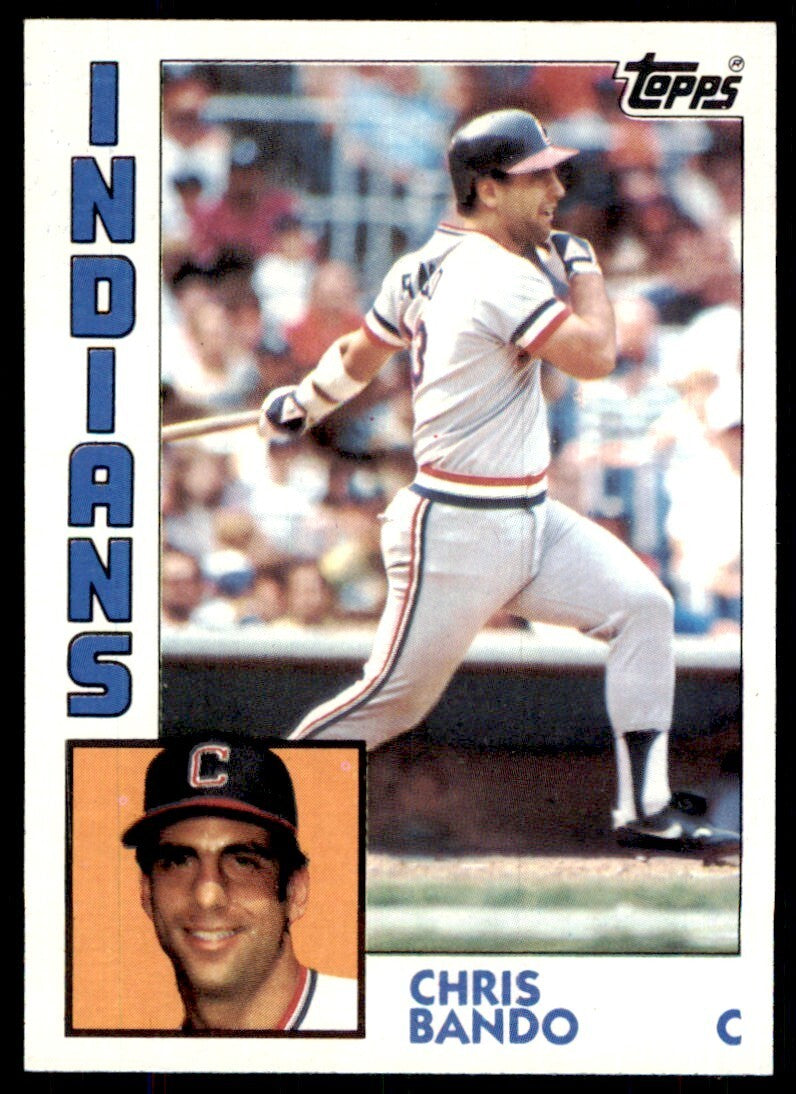 1984 Topps Cards Chris Bando Cleveland Indians #431