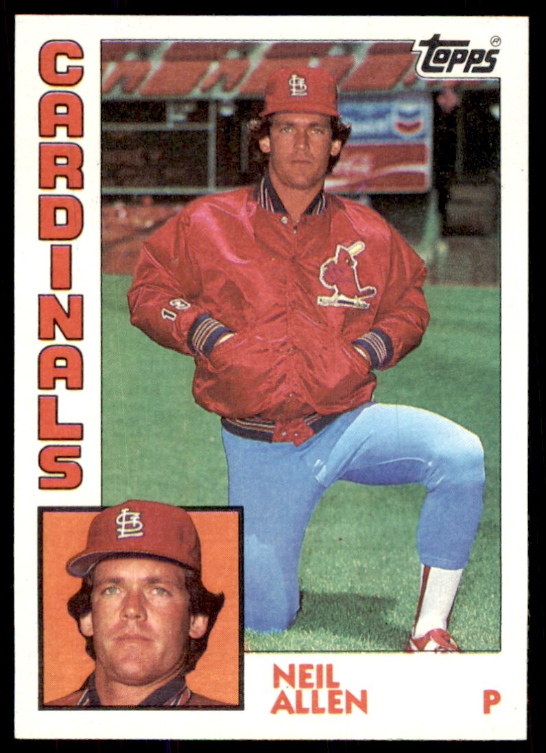 1984 Topps Cards Neil Allen p St. Louis Cardinals #435