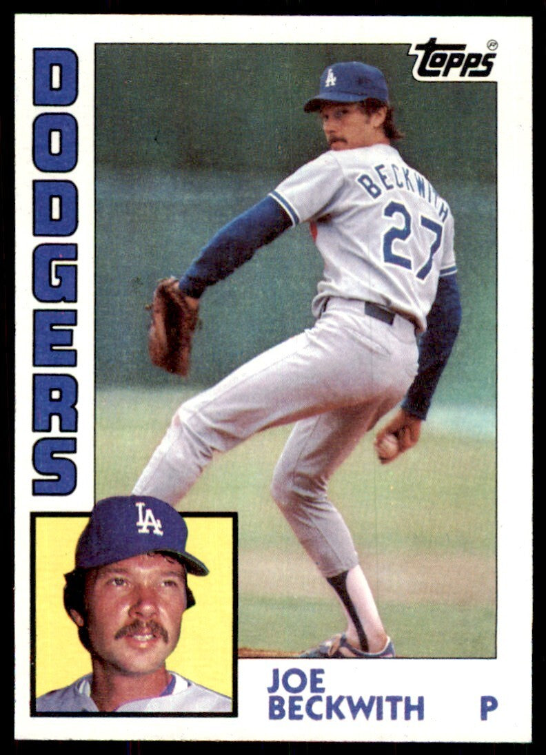 1984 Topps Cards Joe Beckwith p Los Angeles Dodgers #454