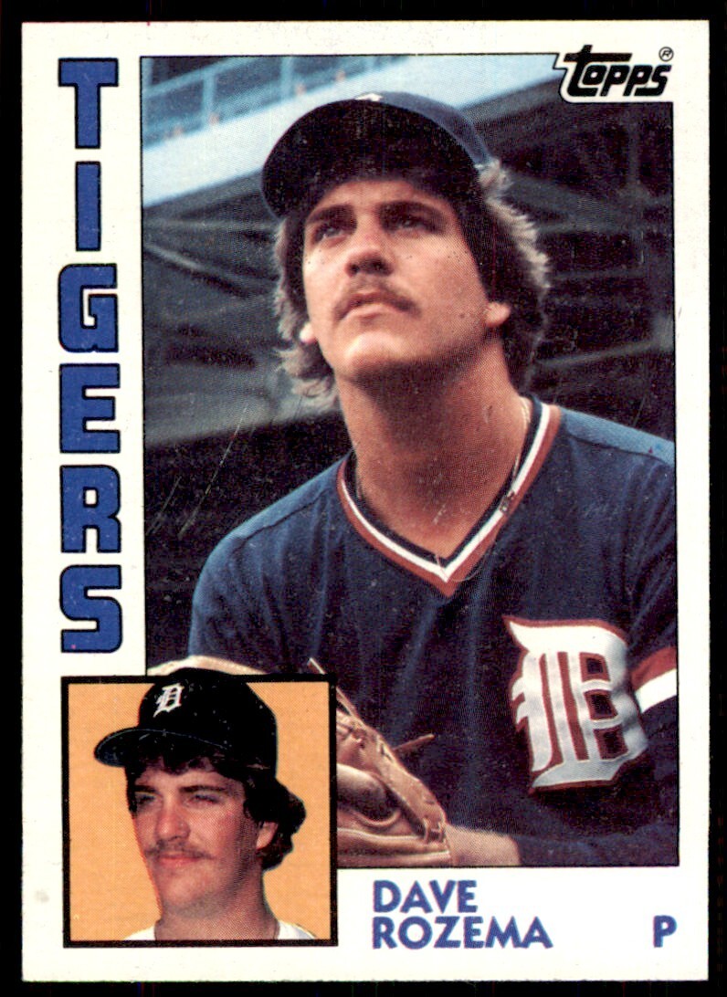 1984 Topps Cards Dave Rozema p Detroit Tigers #457