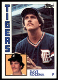 1984 Topps Cards Dave Rozema . Detroit Tigers #457