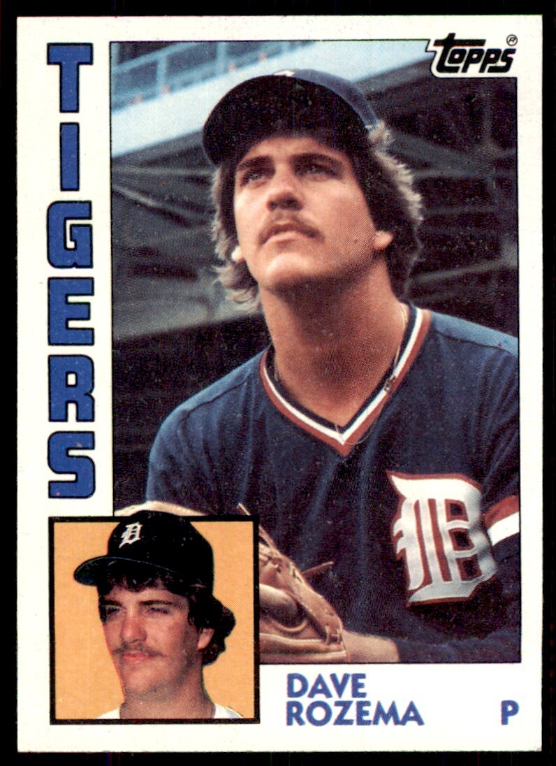 1984 Topps Cards Dave Rozema . Detroit Tigers #457