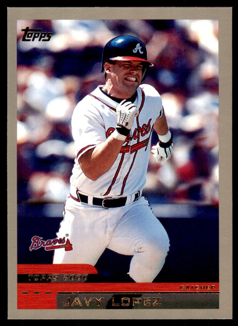 2000 Topps Javy Lopez Baseball Card Atlanta Braves #16