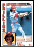 1984 Topps Cards Kiko Garcia Philadelphia Phillies #458
