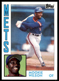 1984 Topps Cards Mookie Wilson bucker New York Mets #465