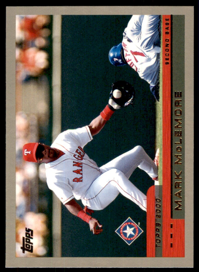 2000 Topps Baseball Card Mark McLemore Texas Rangers #23