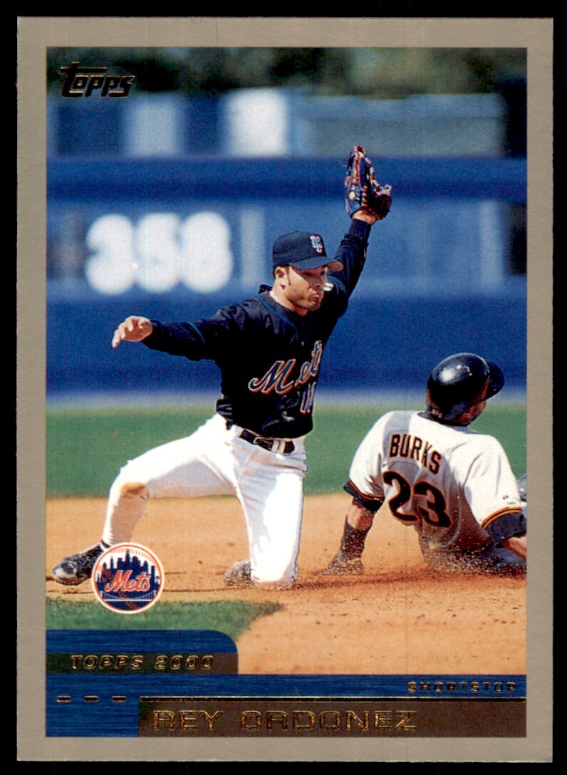 2000 Topps Baseball Card Rey Ordonez New York Mets #37