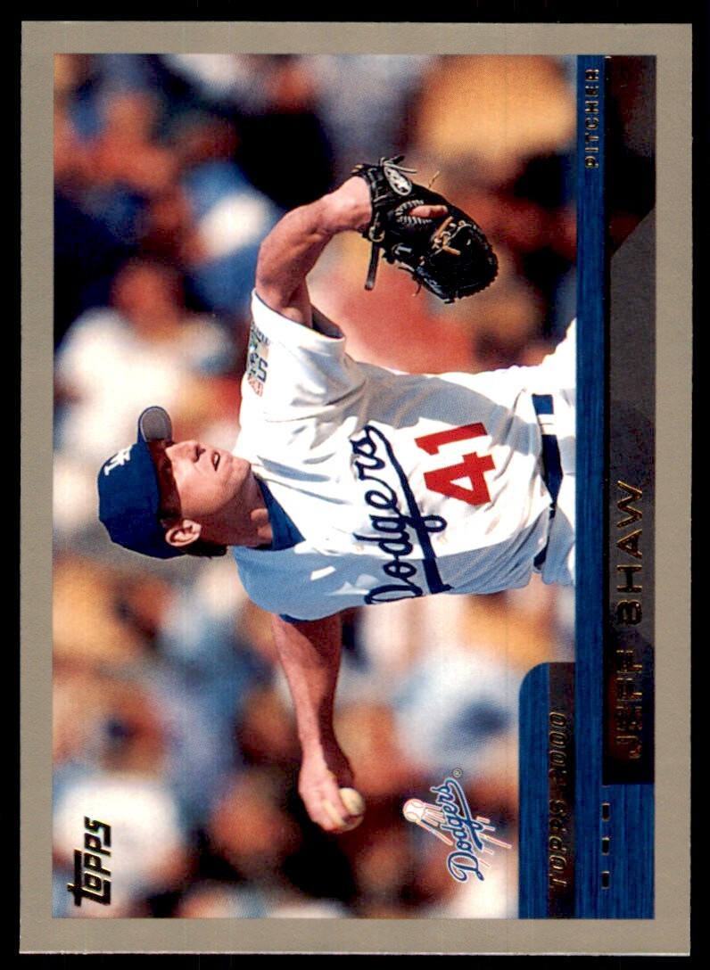 2000 Topps Baseball Card Jeff Shaw Los Angeles Dodgers #49