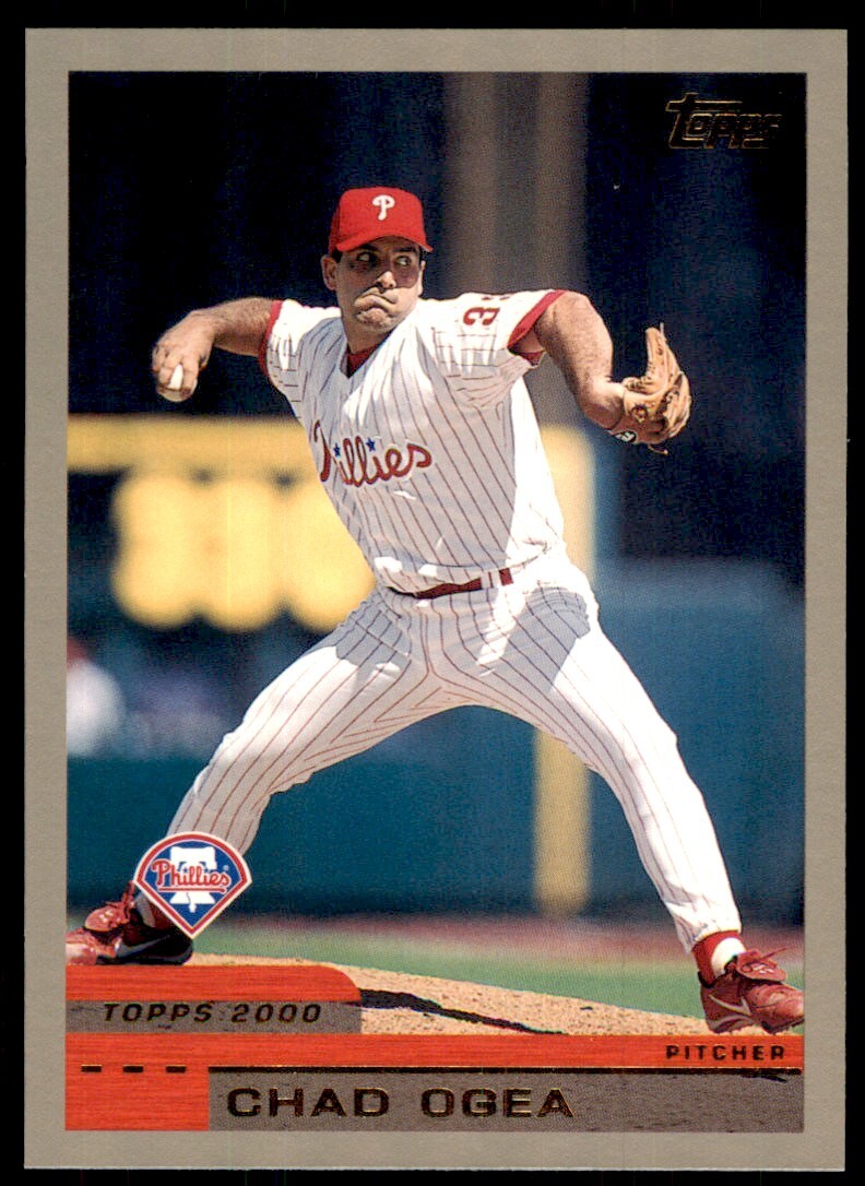 2000 Topps Baseball Card Chad Ogea Philadelphia Phillies #63