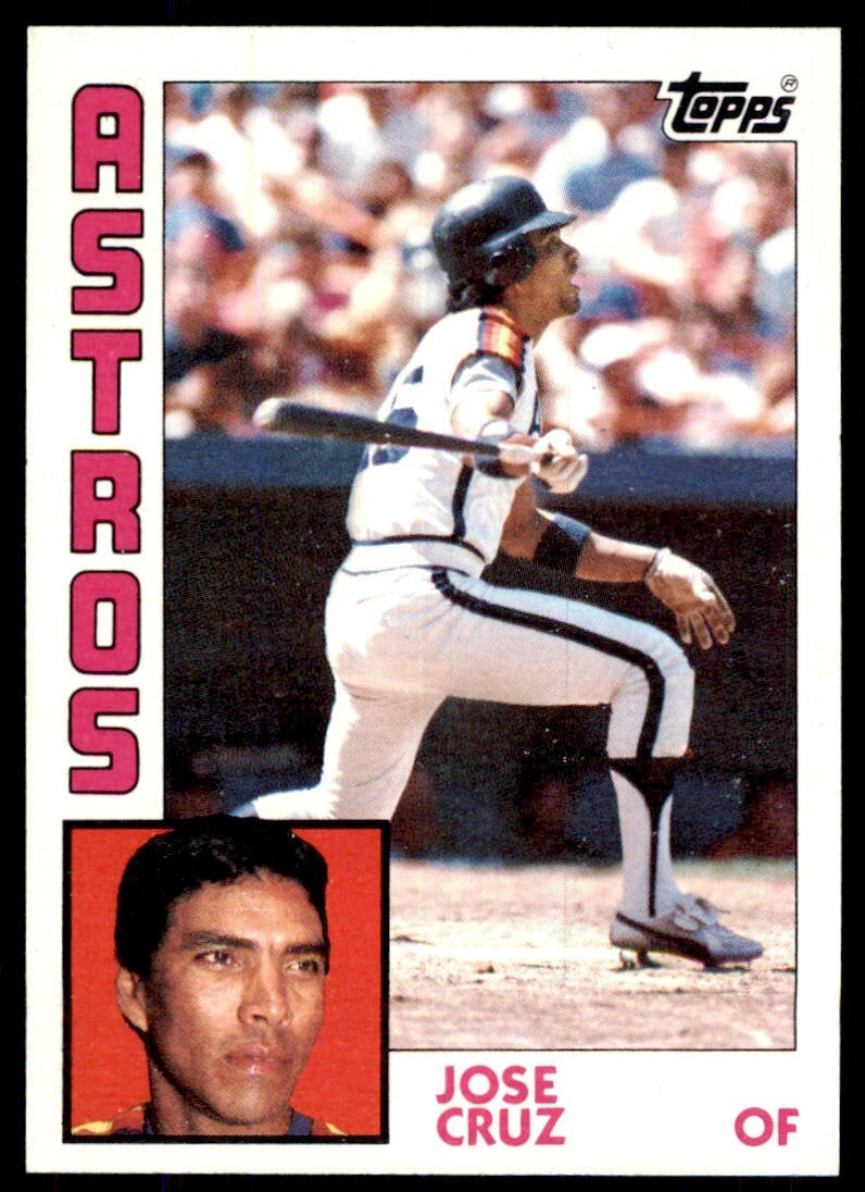 1984 Topps Cards Jose Cruz of Houston Astros #422