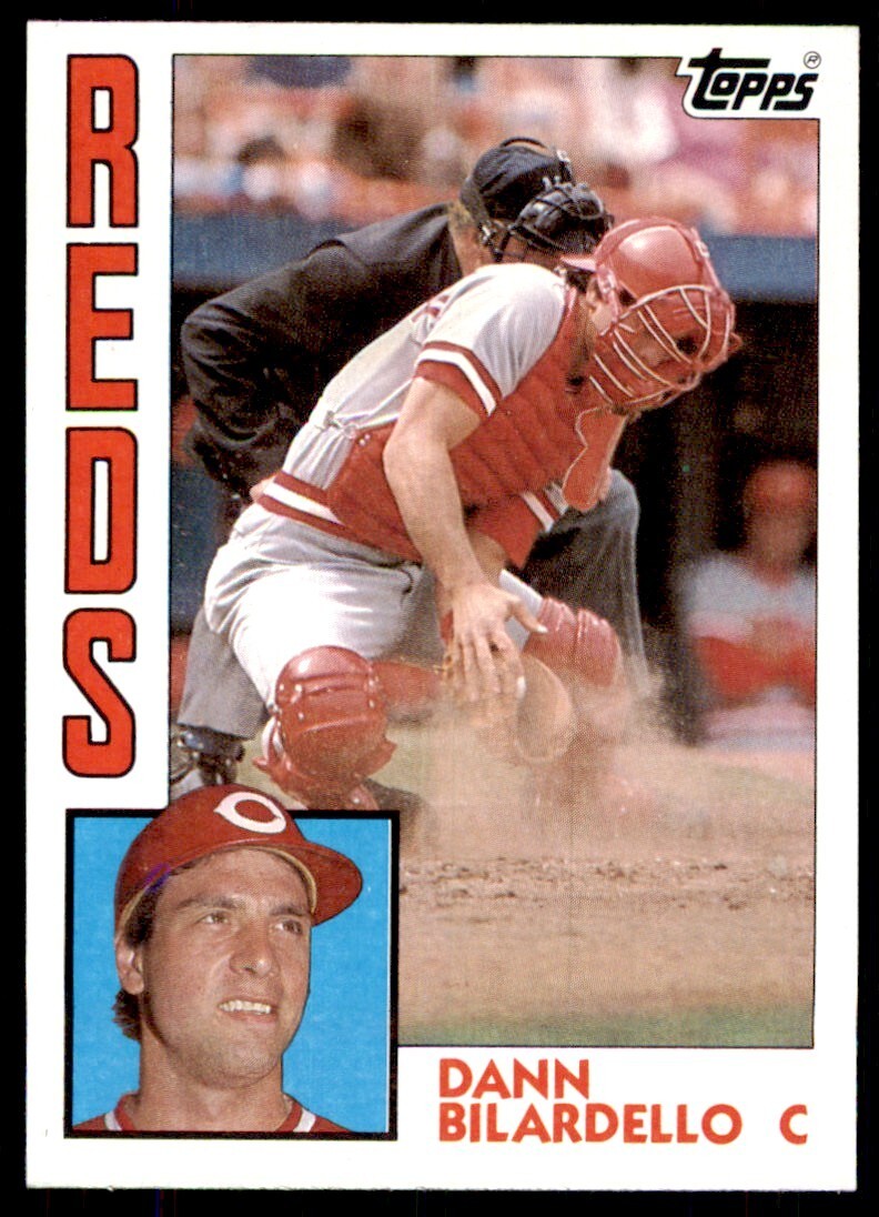 1984 Topps Cards Dann Bilardello Rookie c Cincinnati Reds #424