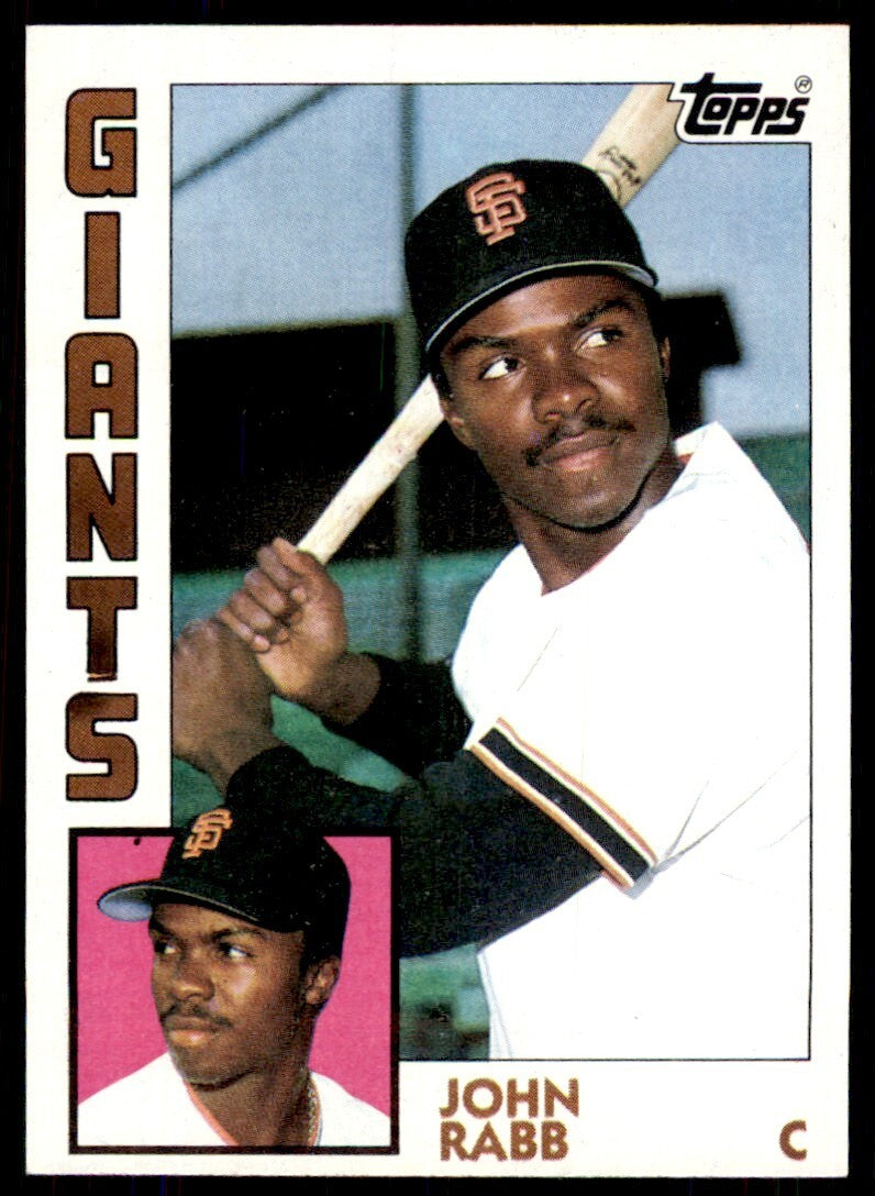 1984 Topps Cards John Rabb Rookie . San Francisco Giants #228