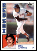 1984 Topps Cards Luis Aponte Boston Red Sox #187