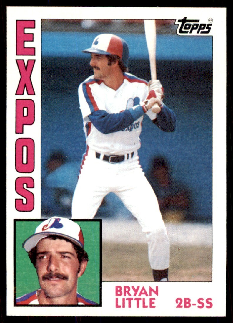 1984 Topps Cards Bryan Little Rookie ss Montreal Expos #188