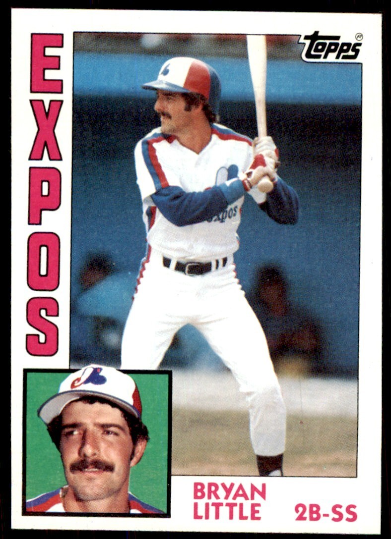 1984 Topps Cards Bryan Little Rookie Montreal Expos #188