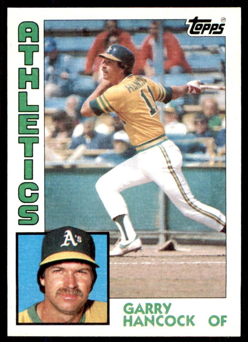 1984 Topps Cards Garry Hancock . Oakland Athletics #197