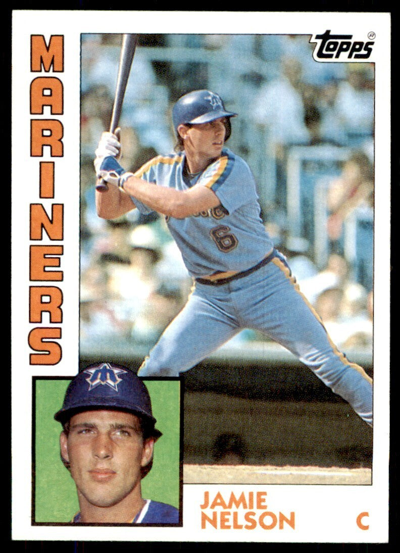 1984 Topps Cards Jamie Nelson Rookie Seattle Mariners #166
