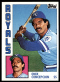 1984 Topps Cards Onix Concepcion Kansas City Royals #247