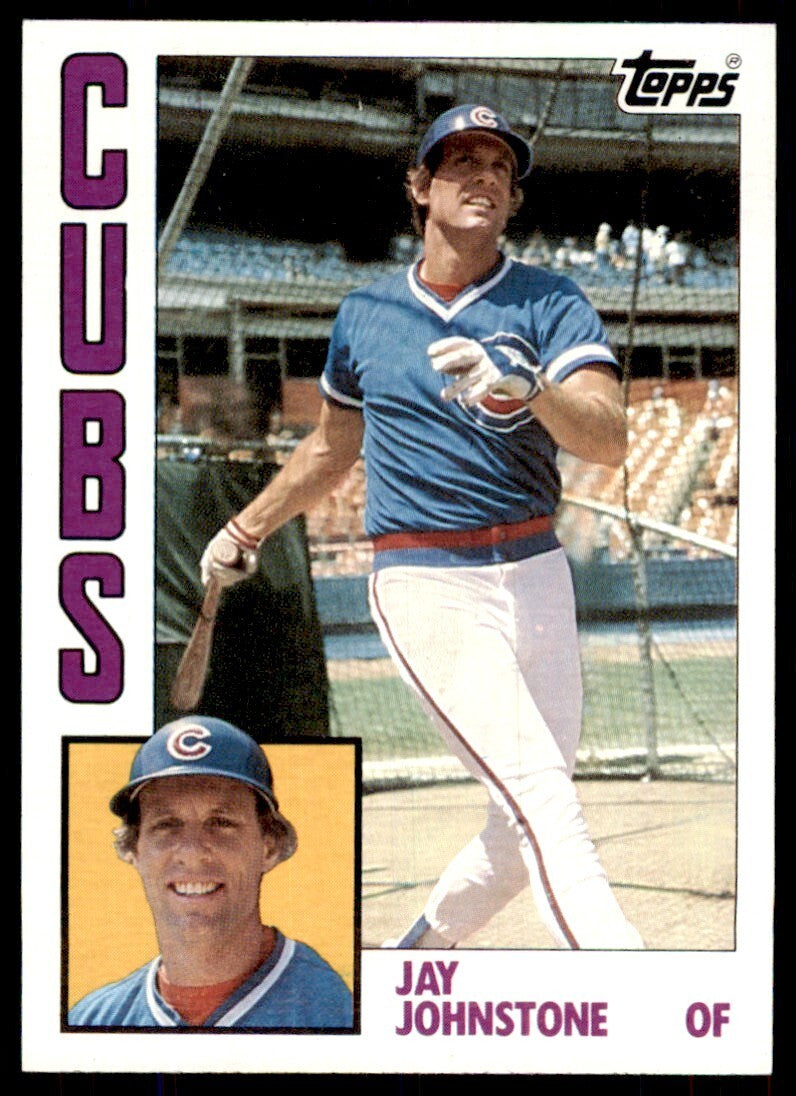 1984 Topps Cards Jay Johnstone of Chicago Cubs #249