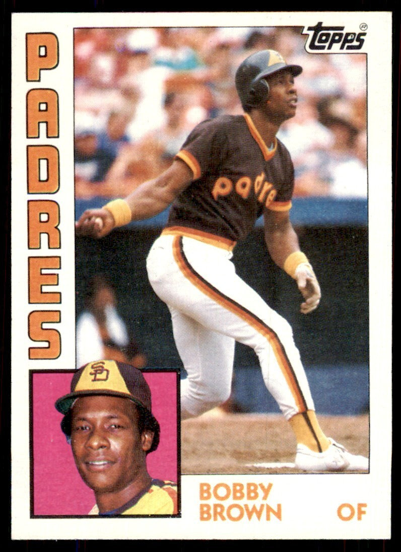 1984 Topps Cards Bobby Brown of San Diego Padres #261