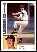 1984 Topps Cards Dan Petry Detroit Tigers #147