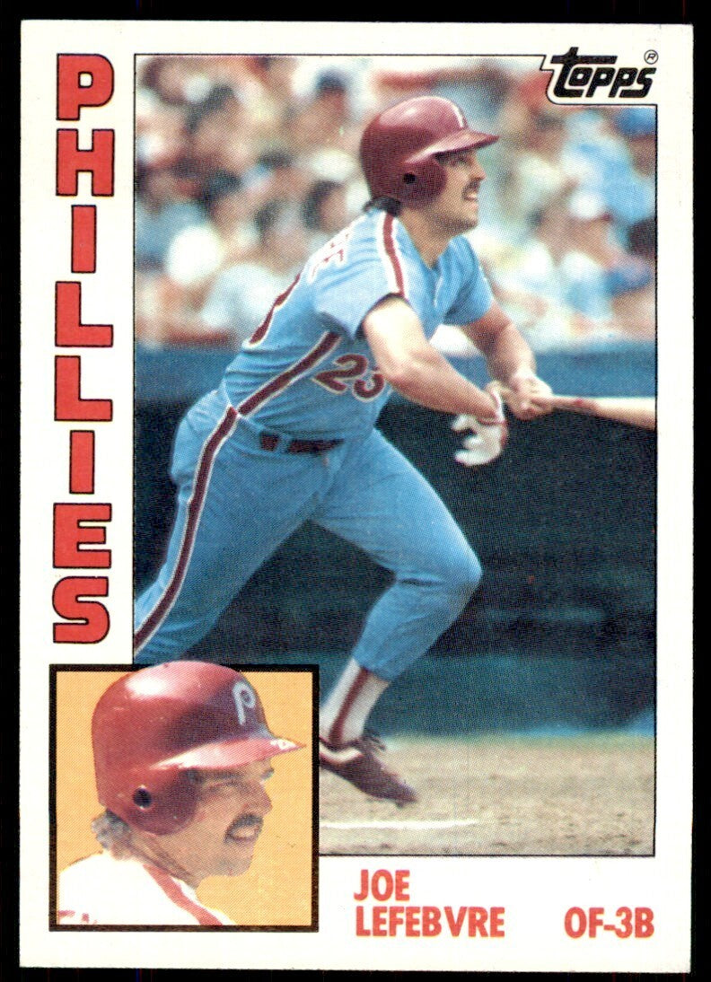 1984 Topps Cards Joe Lefebvre of Philadelphia Phillies #148