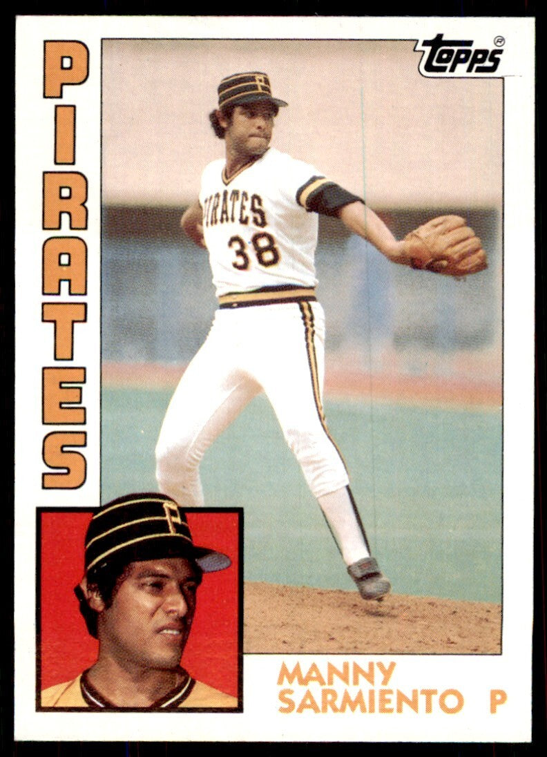 1984 Topps Cards Manny Sarmiento Pittsburgh Pirates #209