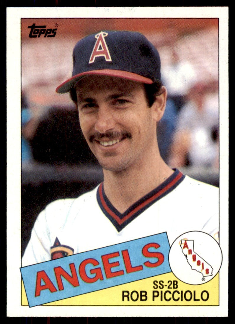 1985 Topps Rob Picciolo California Angels #756