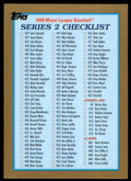 1999 Topps Baseball Card Checklist 2 #463