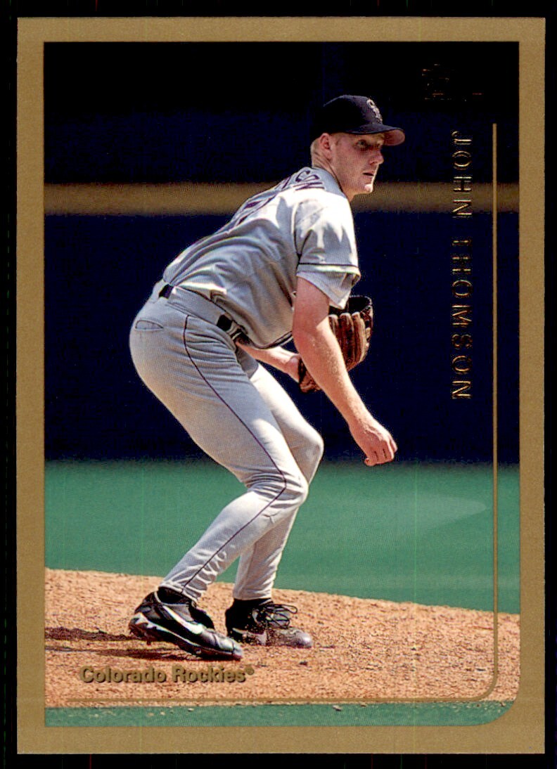 1999 Topps Baseball Card John Thomson Colorado Rockies #372