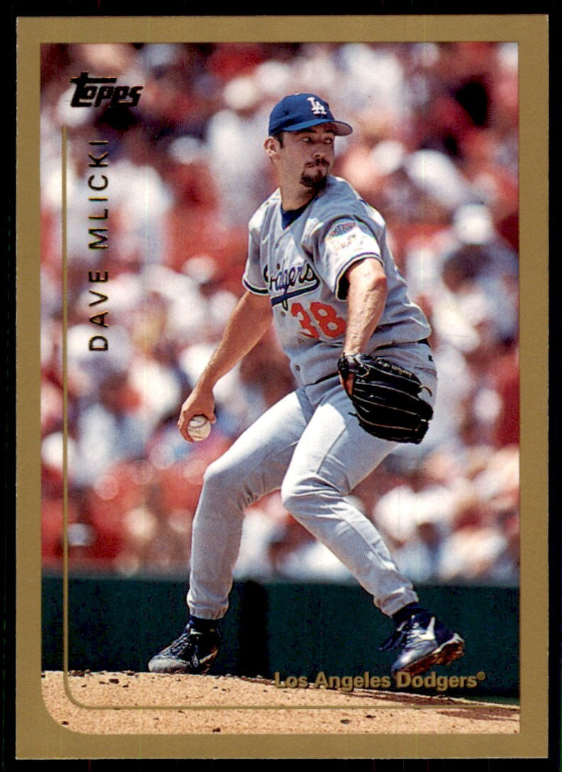 1999 Topps Baseball Card Dave Mlicki Los Angeles Dodgers #374